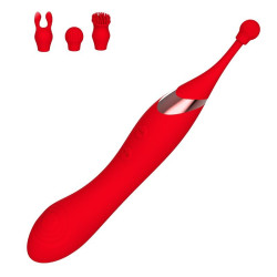 INTOYOU Stimulateur de clitoris Onax Double Pulse Rouge
